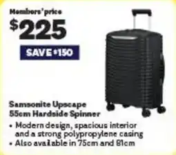 RAA Samsonite Upscape 55cm Hardside Spinner offer