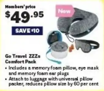 Go Travel ZZZs Comfort Pack