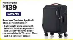 RAA American Tourister Applite 5 55cm Softside Spinner offer