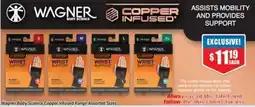 Chemist Warehouse Wagner Body Science Copper Infused Wrist Support Assorted Sizes offer
