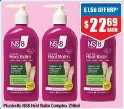 Chemist Warehouse Plunketts NS8 Heel Balm Complex offer