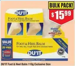 Chemist Warehouse DU'IT Foot & Heel Balm offer