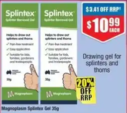 Chemist Warehouse Magnoplasm Splintex Gel offer