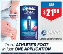 Chemist Warehouse Lamisil Once Cream offer