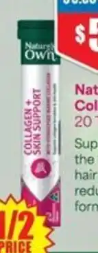 Chemist Warehouse Nature's Own Effervescent Collagen + Skin Support Tabs offer