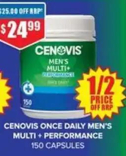 Chemist Warehouse Cenovis Once Daily Men's Multi + Performance offer
