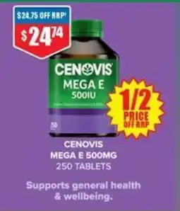 Chemist Warehouse Cenovis Mega E 500mg offer