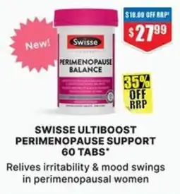 Chemist Warehouse Swisse Perimenopause Balance offer