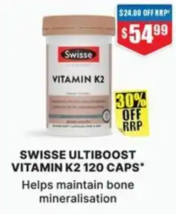 Chemist Warehouse Swisse Ultiboost Vitamin K2 offer