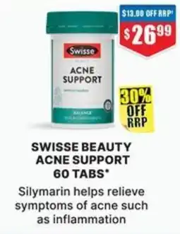Chemist Warehouse Swisse Beauty Acne Support offer