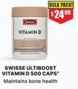 Chemist Warehouse Swisse Ultiboost Vitamin D 500 Caps offer