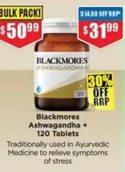 Chemist Warehouse Blackmores Ashwagandha offer