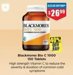 Chemist Warehouse Blackmores Bio C 1000 offer