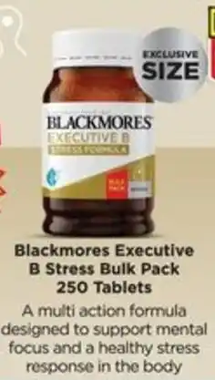 Chemist Warehouse Blackmores Executive B Stress Formula offer