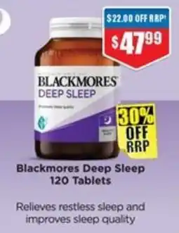Chemist Warehouse Blackmores Deep Sleep offer