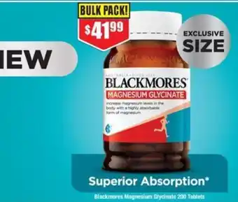 Chemist Warehouse Blackmores Magnesium Glycinate offer
