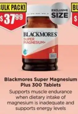 Chemist Warehouse Blackmores Super Magnesium Plus offer