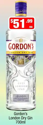 Liquor Stax Gordon's London Dry Gin offer