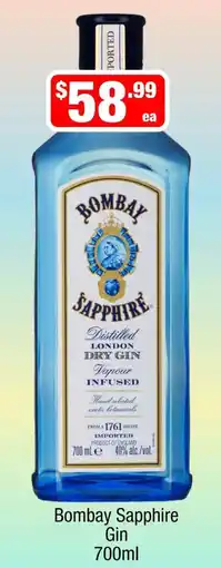 Liquor Stax Bombay Sapphire Gin offer