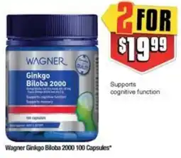 Chemist Warehouse Wagner Ginkgo Biloba 2000 offer