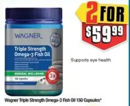 Chemist Warehouse Wagner Triple Strength Omega-3 Fish Oil offer