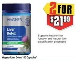 Chemist Warehouse Wagner Liver Detox offer