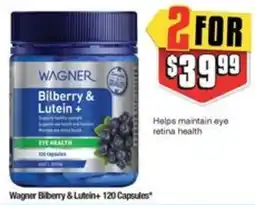 Chemist Warehouse Wagner Bilberry & Lutein+ offer