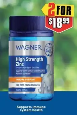Chemist Warehouse Wagner High Strength Zinc offer