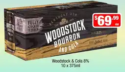 Liquor Stax Woodstock & Cola offer