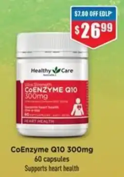 Chemist Warehouse Healthy Care CoEnzyme Q10 300mg offer