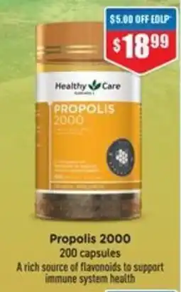 Chemist Warehouse Healthy Care Propolis 2000 offer