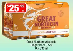Liquor Stax Great Northern Alcoholic Ginger Beer offer