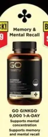 Chemist Warehouse Go ginkgo offer