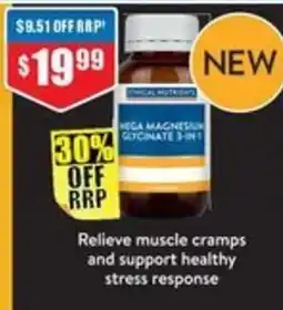 Chemist Warehouse Medical Nutrition Mega Magnesium Glycinate 3-in-1 offer
