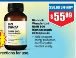Chemist Warehouse Bio Hack+ NIM 500 offer
