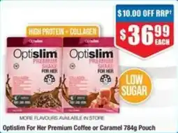 Chemist Warehouse Optislim For Her Premium Coffee or Caramel offer