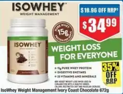 Chemist Warehouse IsoWhey Weight Management offer