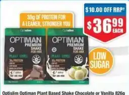 Chemist Warehouse Optislim Optiman Plant Based Shake offer