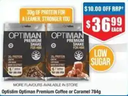 Chemist Warehouse Optislim Optiman Premium Shake offer