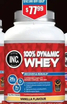 Chemist Warehouse 100% Dynamic Whey offer