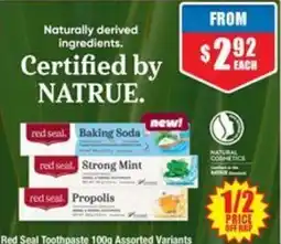 Chemist Warehouse Red Seal Toothpaste 100g Assorted Variants offer