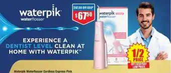 Waterpik Waterflosser Cordless Express Pink