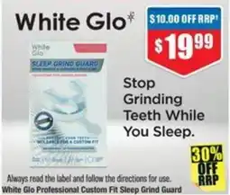 Chemist Warehouse White Glo Professional Custom Fit Sleep Grind Guard offer