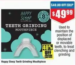 Chemist Warehouse Happy Sleep Teeth Grinding Mouthpiece offer