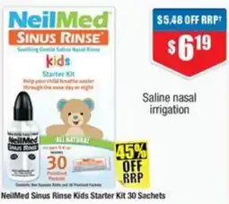 Chemist Warehouse NeilMed Sinus Rinse Kids Starter Kit offer