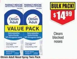 Chemist Warehouse Otrivin Adult Nasal Spray Twin Pack offer