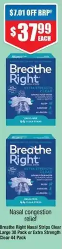 Chemist Warehouse Breathe Right Extra Strength Clear offer