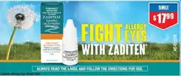Chemist Warehouse Zaditen Allergy Eye Drops offer