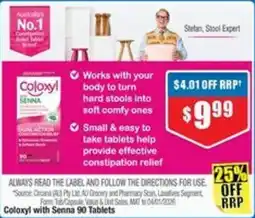 Chemist Warehouse Coloxy1 with Senna 90 Tablets offer