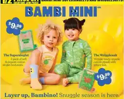 Chemist Warehouse Bambi Mini Co. The Supersinglet offer